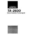 ONKYO TA-2830 Manual de Usuario