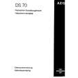 AEG DS70-D Manual de Usuario