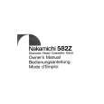NAKAMICHI 582Z Manual de Usuario