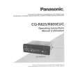 PANASONIC CQR805EUC Manual de Usuario