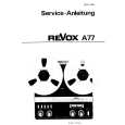 REVOX A77 Manual de Servicio