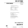 SONY DHCEX770MD Manual de Servicio