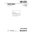 SONY RMV201 Manual de Servicio