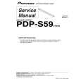 PIONEER PDP-S59XTW Manual de Servicio