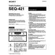 SONY SEQ421 Manual de Usuario