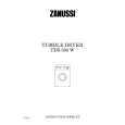 ZANUSSI TDS383W Manual de Usuario