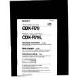 SONY CDX-R79L Manual de Usuario
