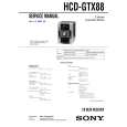 SONY HCD-GTX88 Manual de Servicio