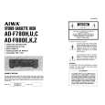 AIWA AD-F780U Manual de Usuario