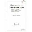 NIKON COOLPIX700 Manual de Servicio