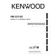 KENWOOD HM-337-SG Manual de Usuario