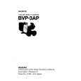 SONY BVP-3AP Manual de Servicio