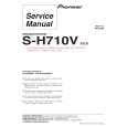 PIONEER S-H710V/SXTW/EW5 Manual de Servicio PIONEER S-H710V/SXTW/EW5 Manual de Servicio