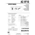 SONY AC-VF10 Manual de Servicio