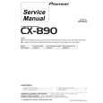 PIONEER CX890 Manual de Servicio