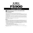 KAWAI FS900 Manual de Usuario