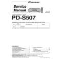 PIONEER PD-S507/MVXK Manual de Servicio