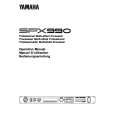 YAMAHA SPX990 Manual de Usuario