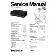 TECHNICS SU610 Manual de Servicio
