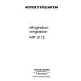 ARTHUR MARTIN ELECTROLUX ART2172 Manual de Usuario