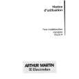 ARTHUR MARTIN ELECTROLUX FE2519N1 Manual de Usuario