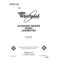 WHIRLPOOL LA9500XTW0 Catálogo de piezas