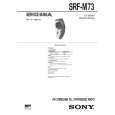 SONY SRFM73 Manual de Servicio