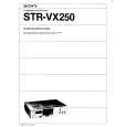 SONY STR-VX250 Manual de Usuario