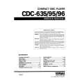 YAMAHA CDC635 Manual de Servicio