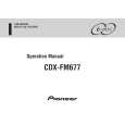 PIONEER CDX-FM677/XN/ES Manual de Usuario