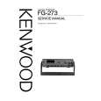 KENWOOD FG-273 Manual de Servicio