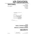 SONY ICFC253 Manual de Servicio