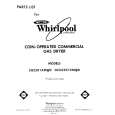 WHIRLPOOL GCG2501XMW0 Catálogo de piezas