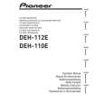 PIONEER DEH-112E/XN/EW5 Manual de Usuario