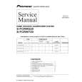 PIONEER S-FCRW720 Manual de Servicio