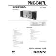 SONY PMCD407L Manual de Servicio