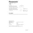 PANASONIC PVDAC9 Manual de Usuario