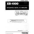 TOSHIBA XB-1000 Manual de Usuario