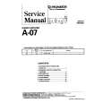 PIONEER A07 Manual de Servicio