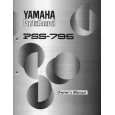 YAMAHA PSS-795 Manual de Usuario