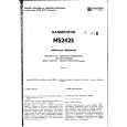 UNITRA MS2425 Manual de Servicio