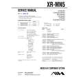 SONY XRMN5 Manual de Servicio