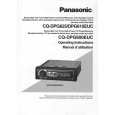 PANASONIC CQDPG625EUC Manual de Usuario