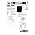 SONY SSH313 Manual de Servicio