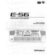 ROLAND E-56 Manual de Usuario