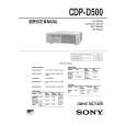 SONY CDP-D500 Manual de Servicio
