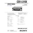 SONY CDXL510X Manual de Servicio