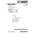 SONY HTV600DP Manual de Servicio
