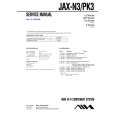 SONY JAXPK3 Manual de Servicio
