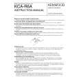 KENWOOD KCA-R6A Manual de Usuario